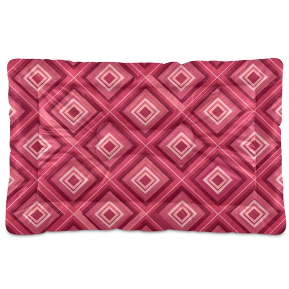 Cozy Mat Pet Bed Indoor Outdoor Warm Soft For Cat Dog Puppy(S/M) Checkered Tablecloth Pattern