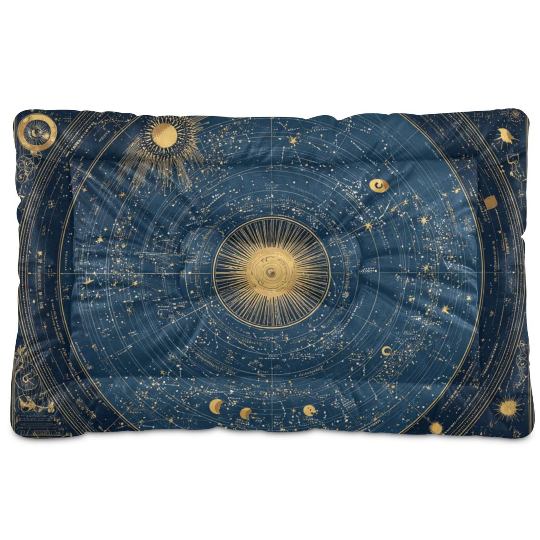 Cozy Mat Pet Bed Indoor Outdoor Warm Soft For Cat Dog Puppy(S/M) Constellations