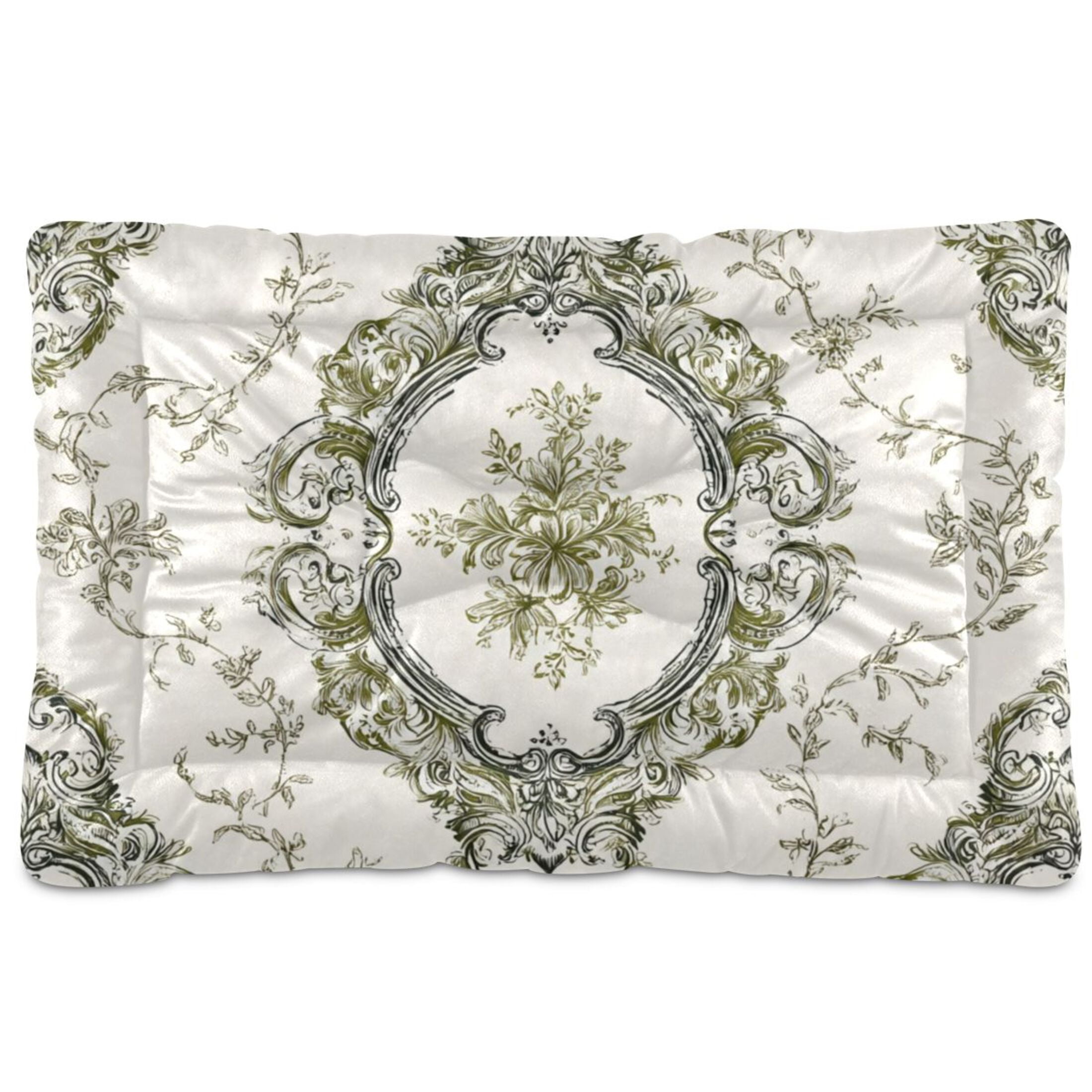 Cozy Mat Pet Bed Indoor Outdoor Warm Soft For Cat Dog Puppy(S/M) Delicate Floral Patterns