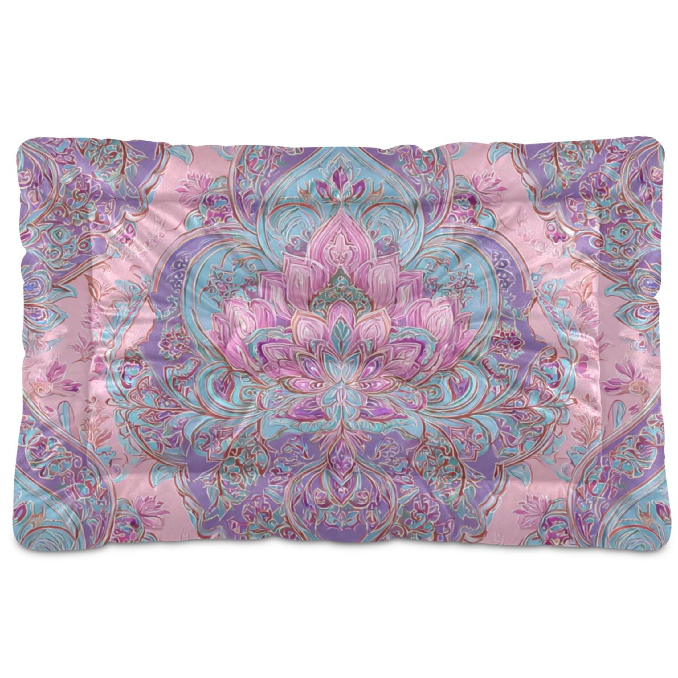 Cozy Mat Pet Bed Indoor Outdoor Warm Soft For Cat Dog Puppy(S/M) Intricate Design