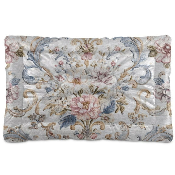 Cozy Mat Pet Bed Indoor Outdoor Warm Soft For Cat Dog Puppy(S/M) Intricate Floral Pattern