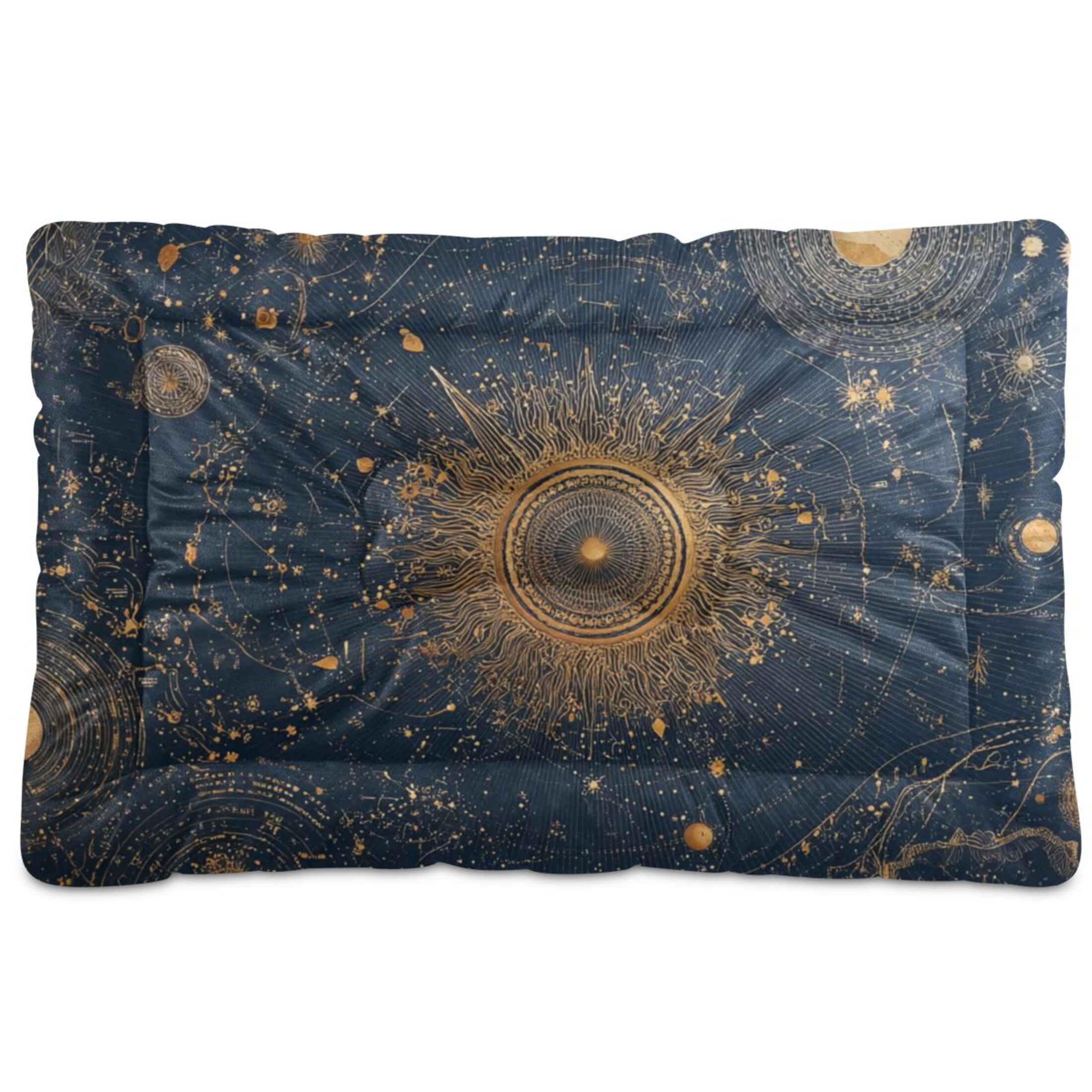 Cozy Mat Pet Bed Indoor Outdoor Warm Soft For Cat Dog Puppy(S/M) Map Of The Stars