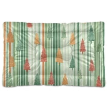 Cozy Mat Pet Bed Indoor Outdoor Warm Soft For Cat Dog Puppy(S/M) Pine Tree