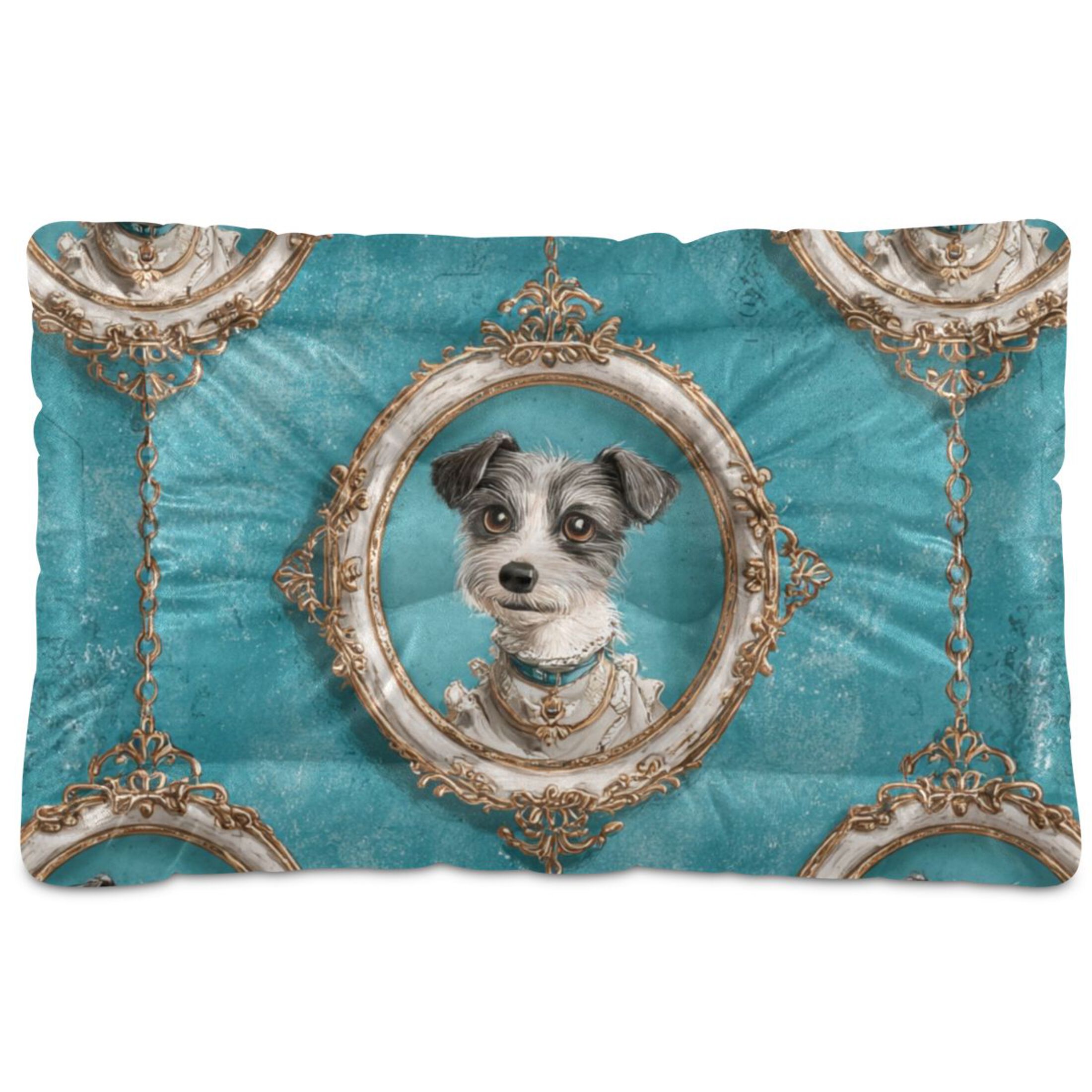 Cozy Mat Pet Bed Indoor Outdoor Warm Soft For Cat Dog Puppy(S/M) Portrait Frames and Gold Chains
