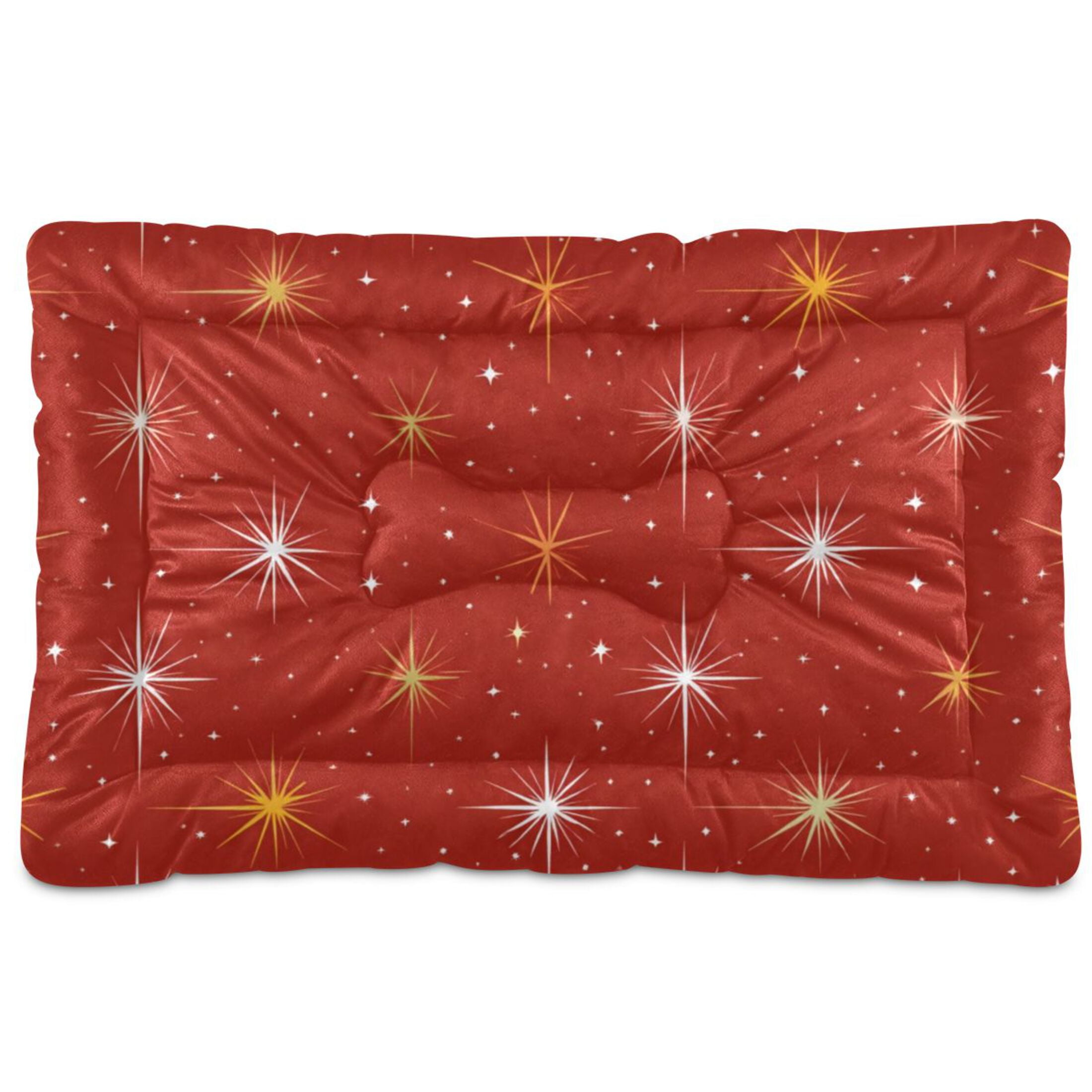 Cozy Mat Pet Bed Indoor Outdoor Warm Soft For Cat Dog Puppy(S/M) Shinny Stars