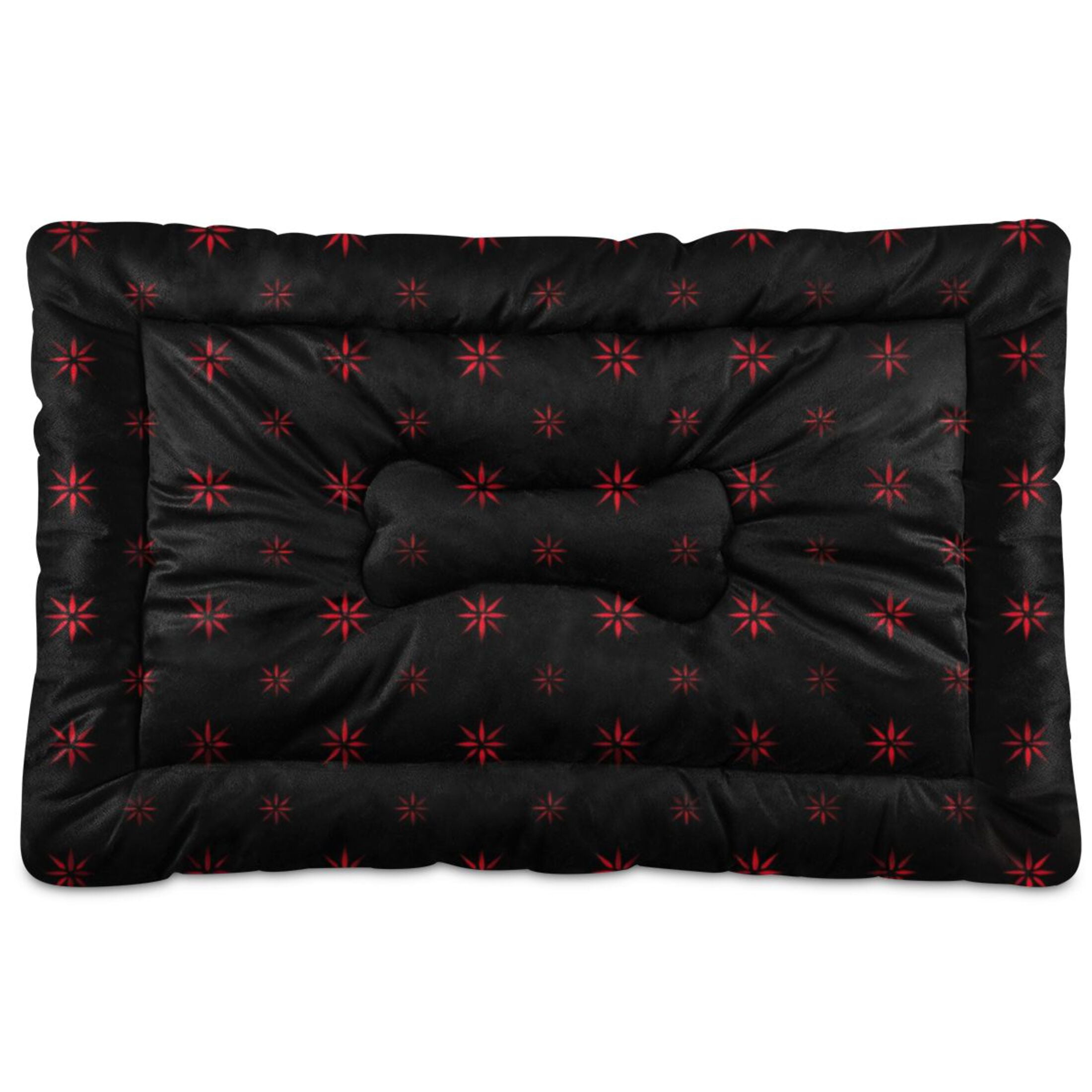 Cozy Mat Pet Bed Indoor Outdoor Warm Soft For Cat Dog Puppy(S/M) Star Shapes Pattern