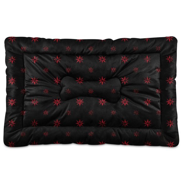 Cozy Mat Pet Bed Indoor Outdoor Warm Soft For Cat Dog Puppy(S/M) Star Shapes Pattern