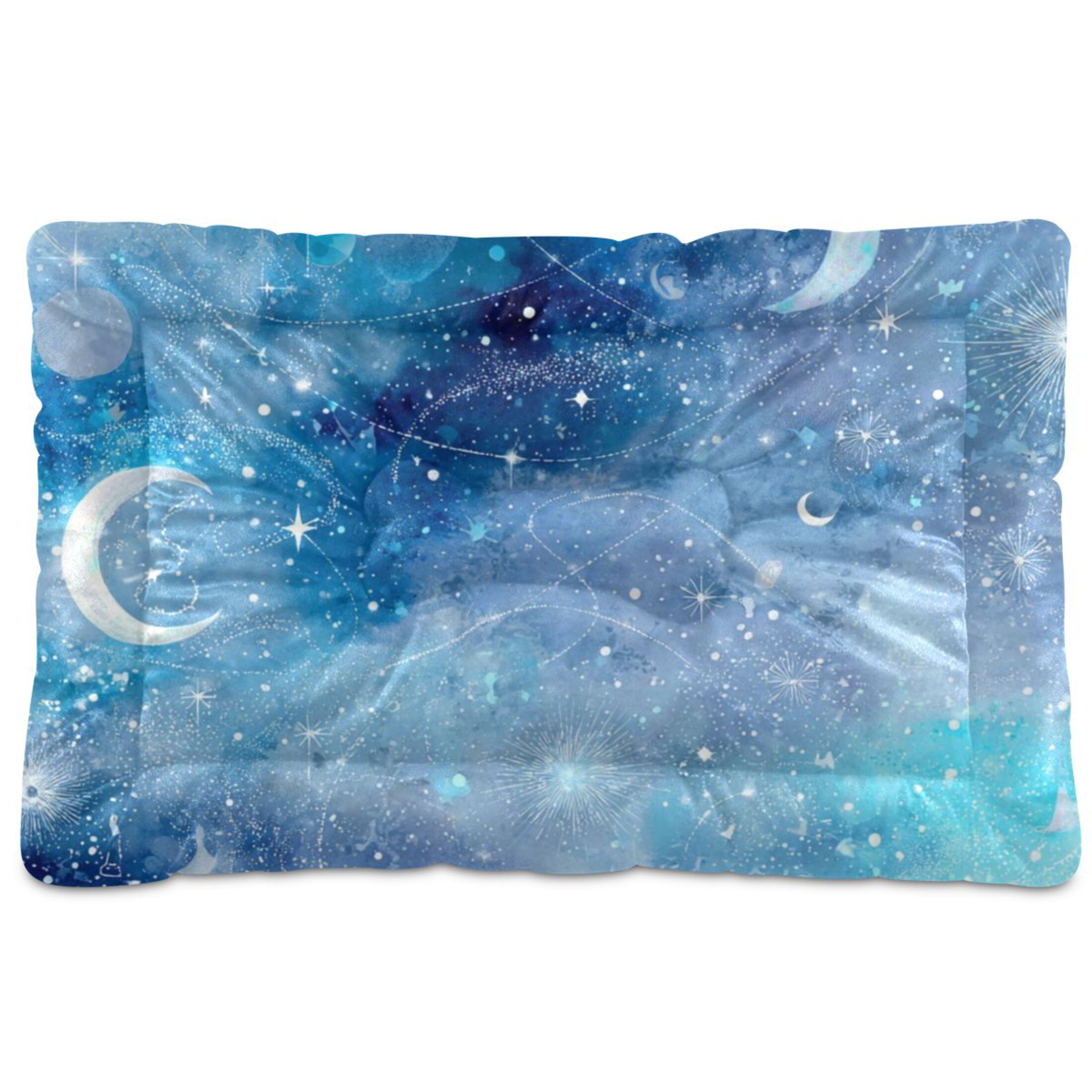 Cozy Mat Pet Bed Indoor Outdoor Warm Soft For Cat Dog Puppy(S/M) Starry Sky