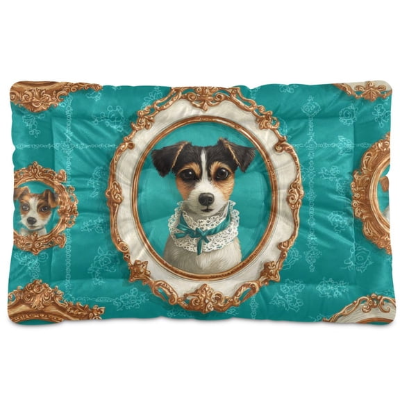 Cozy Mat Pet Bed Indoor Outdoor Warm Soft For Cat Dog Puppy(S/M) The Little Dog Wearing Victorian