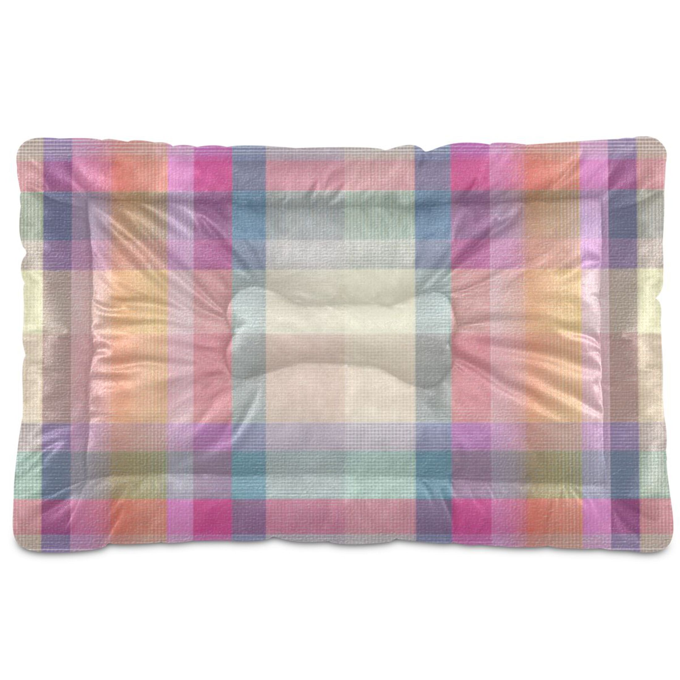 Cozy Mat Pet Bed Indoor Outdoor Warm Soft For Cat Dog Puppy(S/M) Vibrant Pastel Hues