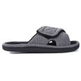 thumbnail image 1 of Yiwu Men's Waterproof House Slipper, Open Toe Gray, 12-13, 1 of 6