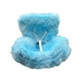 thumbnail image 1 of Cozy Miniature Furry Car Chair With Safety Strap For 10-17cm Dolls Display Home Office Vehicle Decors, 1 of 8