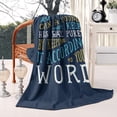thumbnail image 1 of Cozy Mom's Gift 50x60in Soft Flannel Throw Blanket Birthday, Anniversary, Mother's Day, Christmas, Valentine's Day Presents from Son, Daughter, 1 of 5