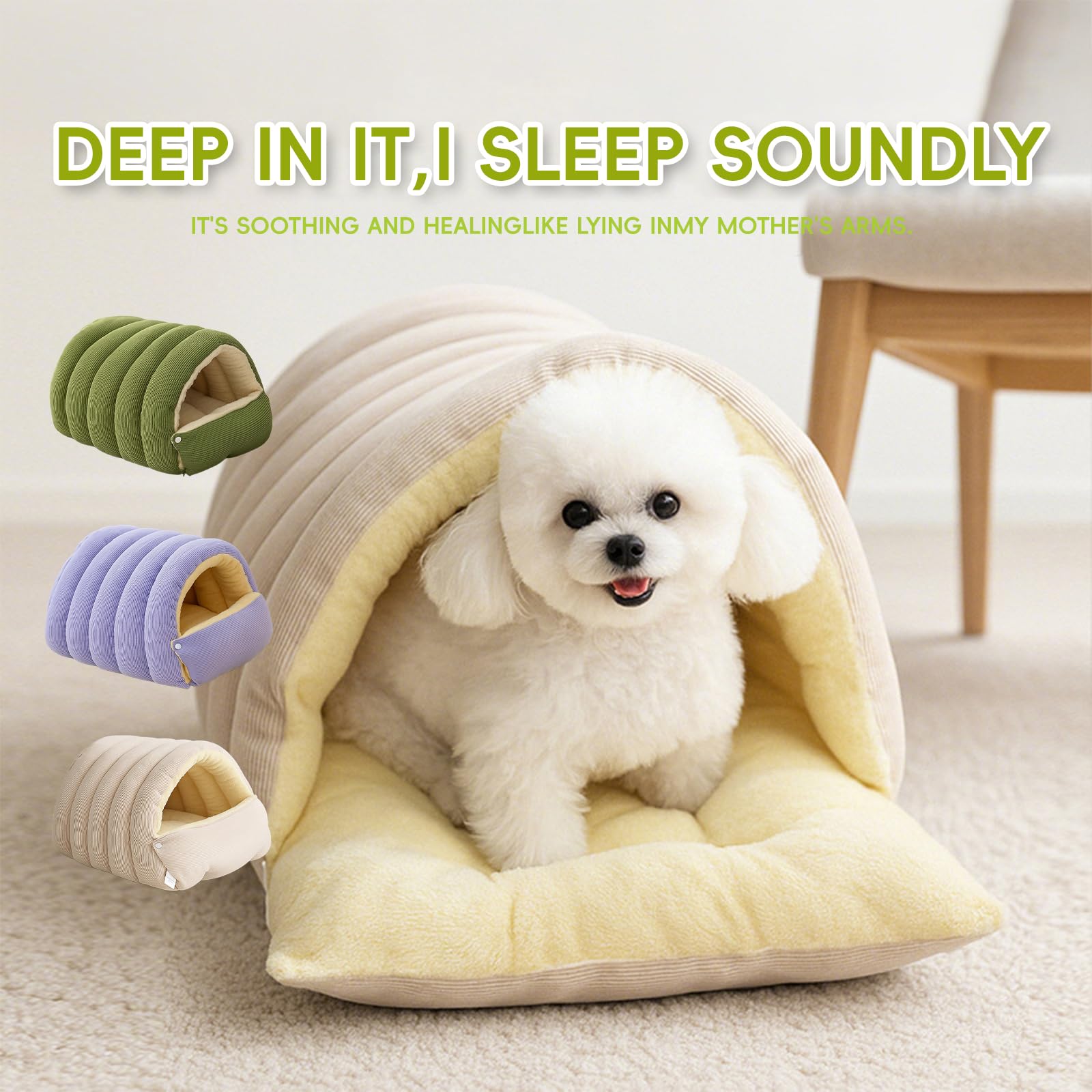 Cozy Monster Cat Bed, 2026 New Upgrated Warm Cat Bed for Winter, 360 ... - Warm Cat Bed For Anxiety