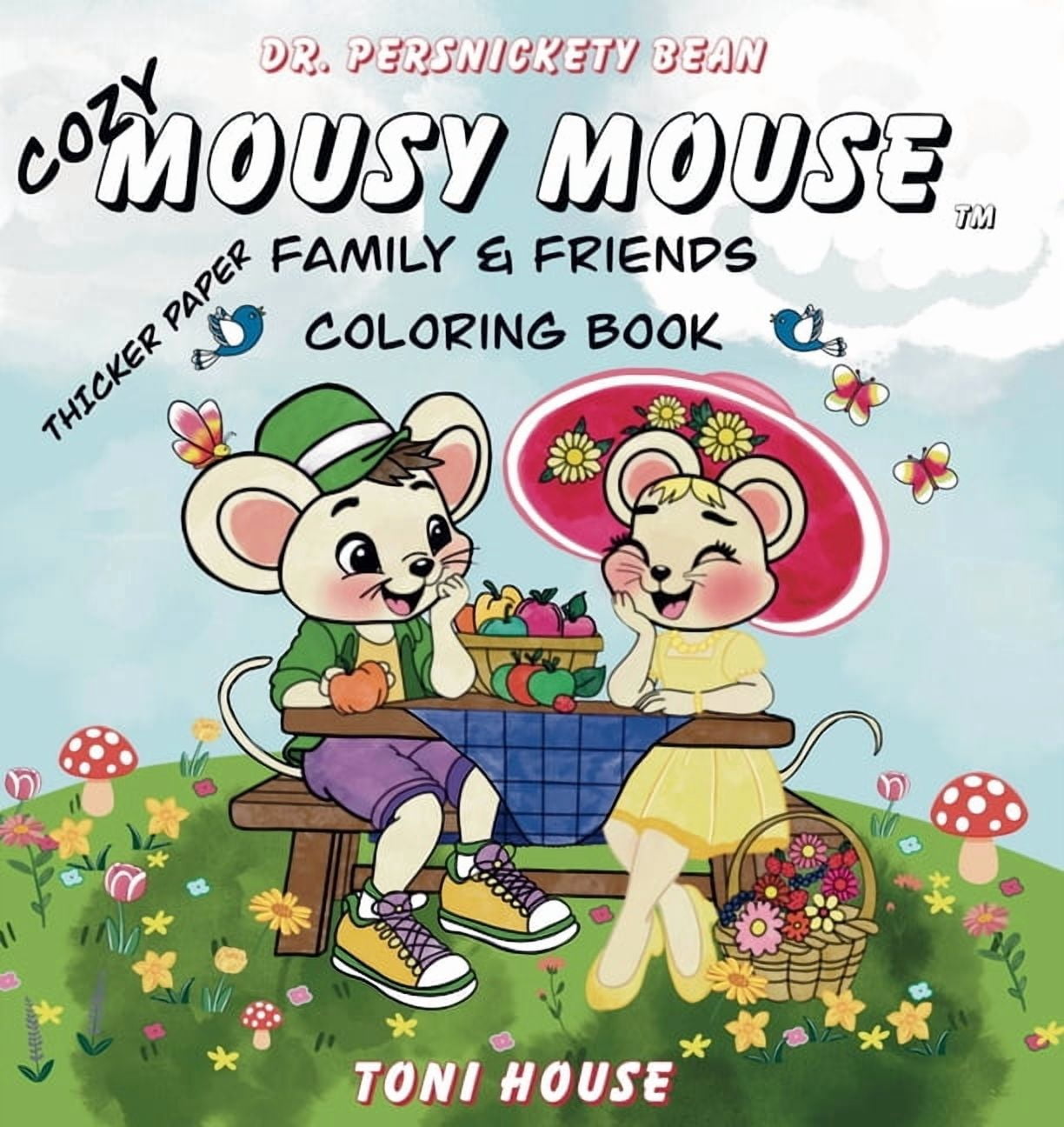 Cozy Mousy Mouse Family & Friends Coloring Book, (Paperback)