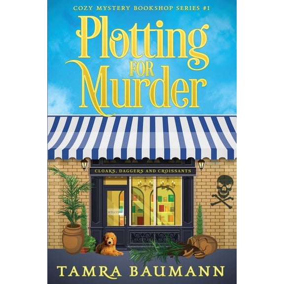 Cozy Mystery Bookshop Series (Large Print): Plotting for Murder (Paperback)