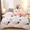 Cozy Nordic Winter Warm Soft Fluffy Cotton Quilts Comforter Duvet for