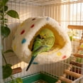 thumbnail image 1 of Cozy Parrot Hammock Nest Plush Winter Sleeping Bag for Small to Medium Birds Cage Warm Accessory, 5.91x5.91x5.51 inches, 1 of 6