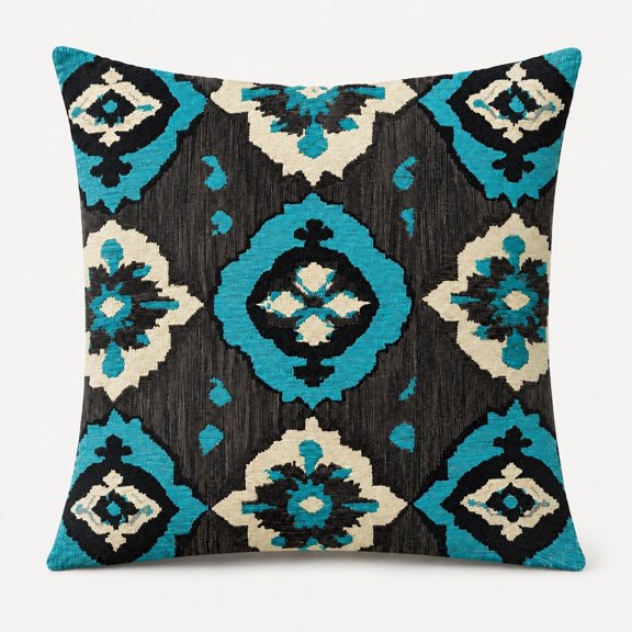 Southwestern Geometric Throw Pillow Cover, Soft Polyester 360 Gsm, Double-Sided Print, Cover Only – Insert Not Included
