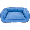 thumbnail image 1 of Cozy Pet Couch Dog Bed - Blue, 1 of 1