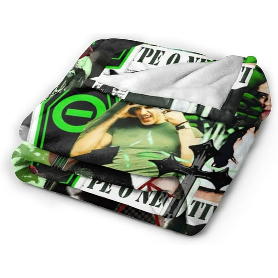 Cozy Plush Blanket for Couch, Warm Throw Type Music O Negative Blanket, Lightweight and Soft Throws Blankets for Sofa Bed Living Room 40x50