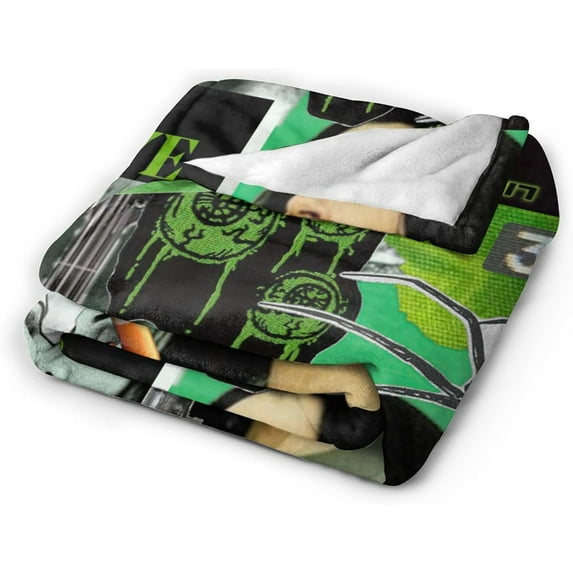 Cozy Plush Blanket for Couch, Warm Throw Type Music O Negative Blanket, Lightweight and Soft Throws Blankets for Sofa Bed Living Room 50x60