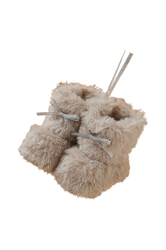 Cozy Plush Christmas Boot Keychain Hanger For Tree Decor, Holiday Craft Projects & Family Festive Gifts