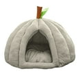 thumbnail image 1 of Cozy Pumpkin Cat Cave Bed with Removable Cushion - Warm Enclosed Indoor Cat House for Kittens and Small Dogs, Cute Seasonal Hideaway Sleep Tent Pet Bed, 1 of 6