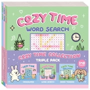 Hinkler Cozy Time Puzzle Book Collection 3pk for Relaxation and Entertainment