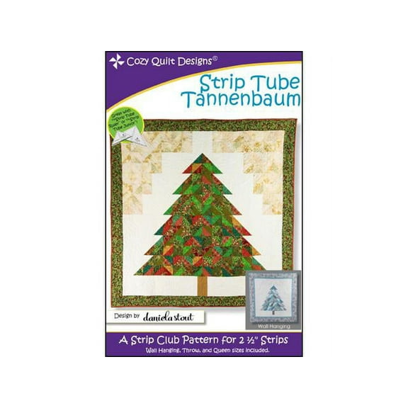 Cozy Quilt Designs Strip Tube Tannenbaum Ptrn