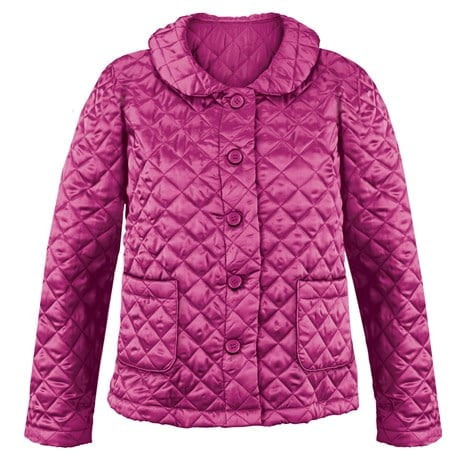 Quilted satin bed jacket hotsell