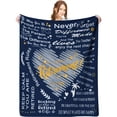 thumbnail image 1 of Cozy Retirement Gift Blanket - Soft Flannel with Heartfelt Message for Retired Worker, Perfect for Couch, Bed, Office, and Travel, 1 of 6