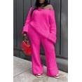 thumbnail image 1 of Cozy Ribbed Knit Set (L, RosePink), 1 of 9