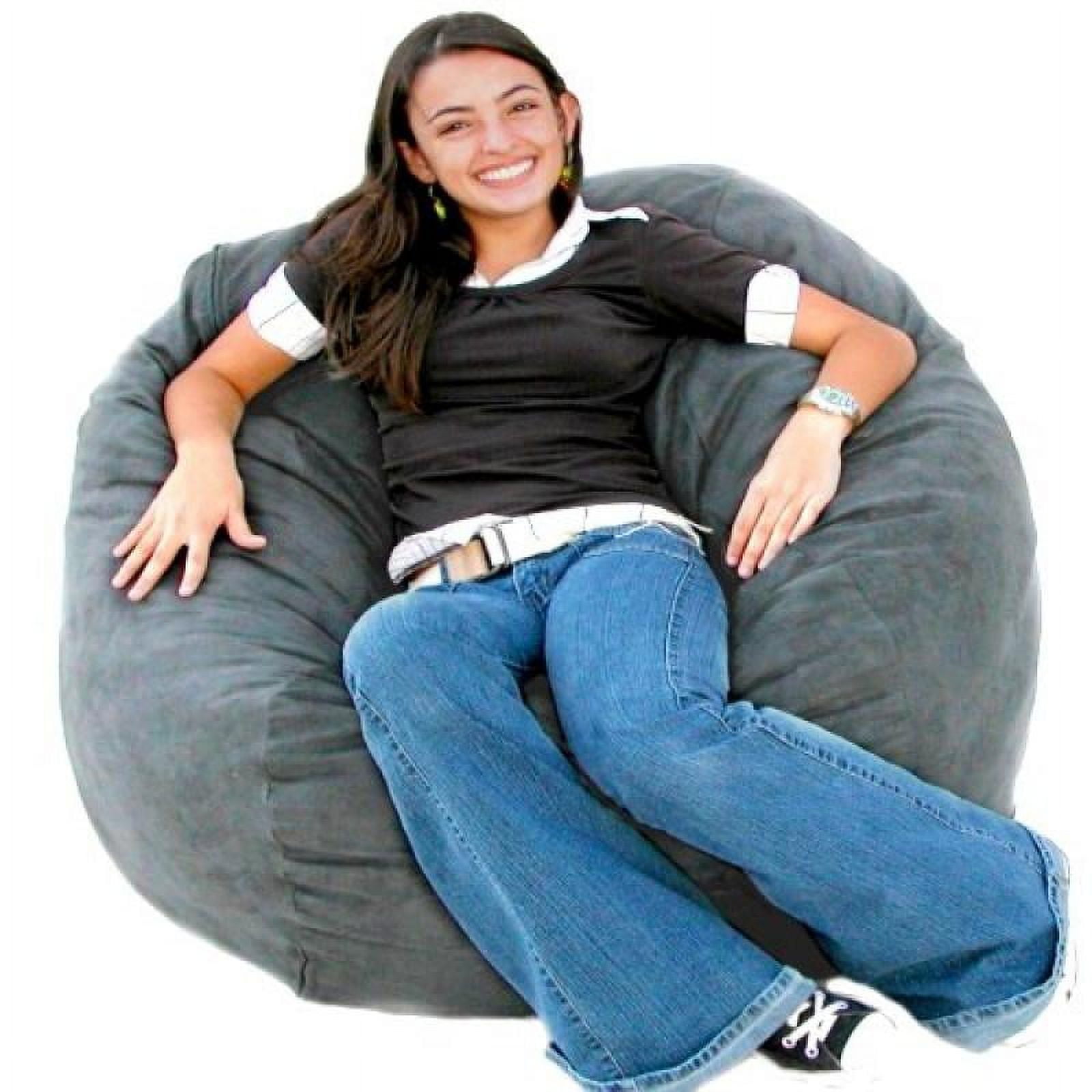 Cozy Sack 3 Feet Bean Bag Chair Medium Grey Walmart