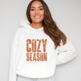 thumbnail image 1 of Cozy Season Block Distressed - Women's Graphic Hoodie, 1 of 8
