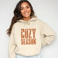 thumbnail image 1 of Cozy Season Block Distressed - Women's Graphic Hoodie, 1 of 8