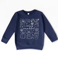 thumbnail image 1 of Cozy Season Coquette Icons - Toddler Graphic Sweatshirt and Youth Graphic Sweatshirt, 1 of 15
