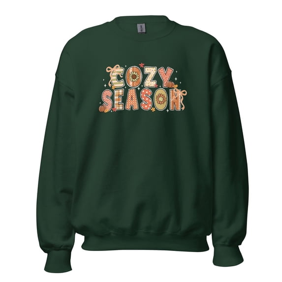 Cozy Season Fall Autumn Vibes Style Festival Pumpkin Sweatshirt ...