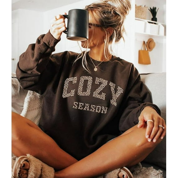Cozy Season Sweatshirt, Get Cozy Sweatshirt, Retro Fall Sweatshirt, Womens Fall Sweaters, Fall Graphic Tee, Women Fall Shirt,Sweater Weather SWEATSHIRT All Size S-5XL