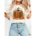 thumbnail image 1 of Cozy Season T-Shirt, Books Lover Fall Shirt, Cute Pumpkin Graphic Tee, 1 of 5
