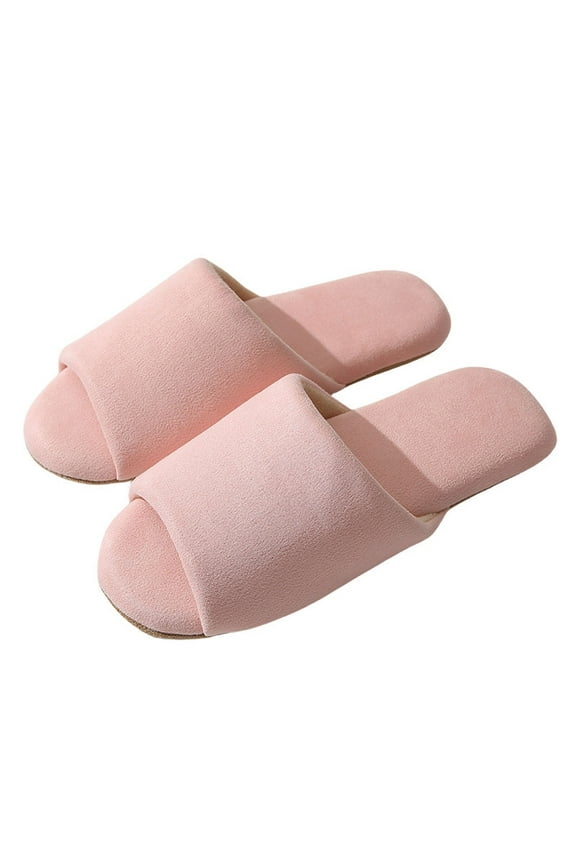Cozy Slippers for Women Fuzzy Plush Soft Comfort Home & Spa Comfortable Women's Open Toe Design For Year Round Use Sole Indoor Shoes Quiet Footwear Couples Ideal Relaxation And Leisure