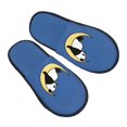 Cozy Slippers for Women Men Panda Sleeping On The Moon Winter Slippers
