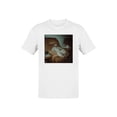 thumbnail image 1 of Cozy Sloth in Pajamas Relaxation Men's T-shirt, 1 of 3