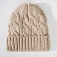 thumbnail image 1 of Cozy Solid Color Thick Warm Knitted Hat For Fall And Winter Trapper Hat Men Large Womens Winter Clothes Ear Cover for Winter Hat Warmer for Men Insulated Hat Trapper Hat for Boys Thermal Winter Hat, 1 of 3