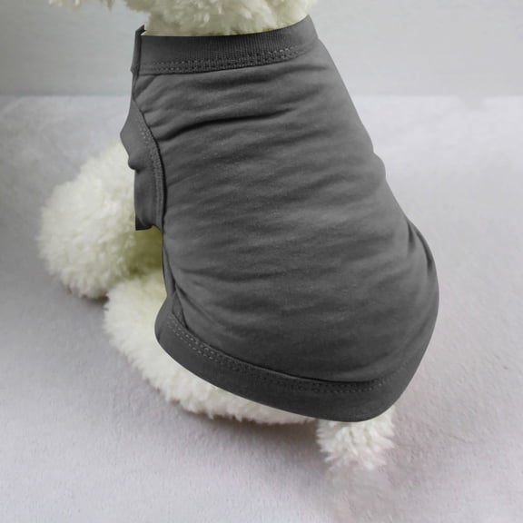 Product Pet Vest for Cats and Dogs - Soft Solid Warm Pajama Style Vest Clothes for Comfortable Daily Wear Lightweight Fabric Easy Fit Pet Apparel
