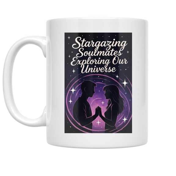Cozy Starry Nights Design - Couples - 11 oz Ceramic Coffee Mug