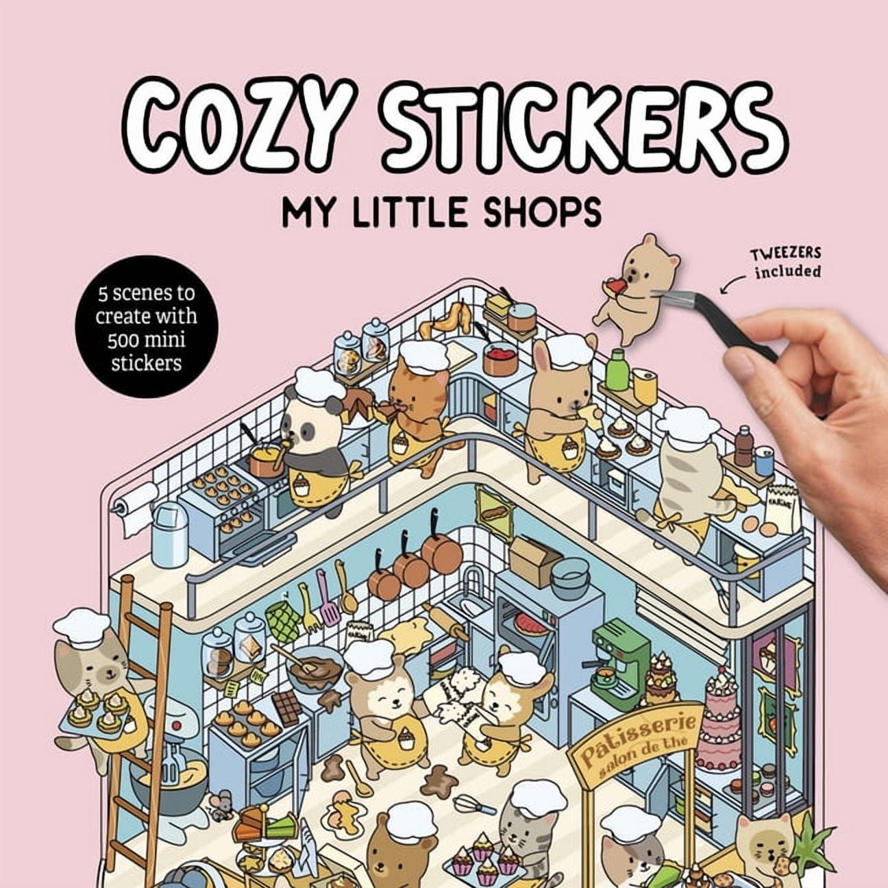 Cozy Stickers Cozy Stickers: My Little Shops: 5 Scenes to Create with ...