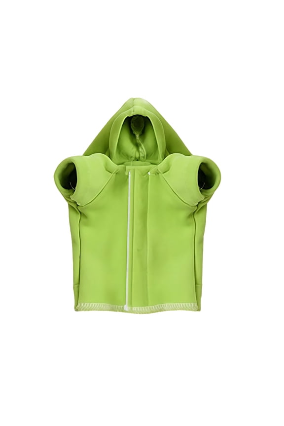 Cozy Stretchy Reptile Hoodie for Small Warm Soft Bearded Gecko Photo Apparel