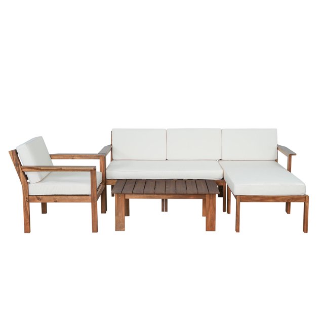 Cozy and Stylish UStyle Multiperson Sofa Set with a Small Table