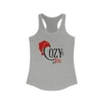 thumbnail image 1 of Cozy Time Tank, Christmas Racerback, Holiday Top, Festive Cozy Time Tank, 1 of 2